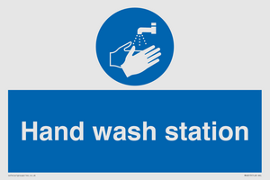 Hand wash station